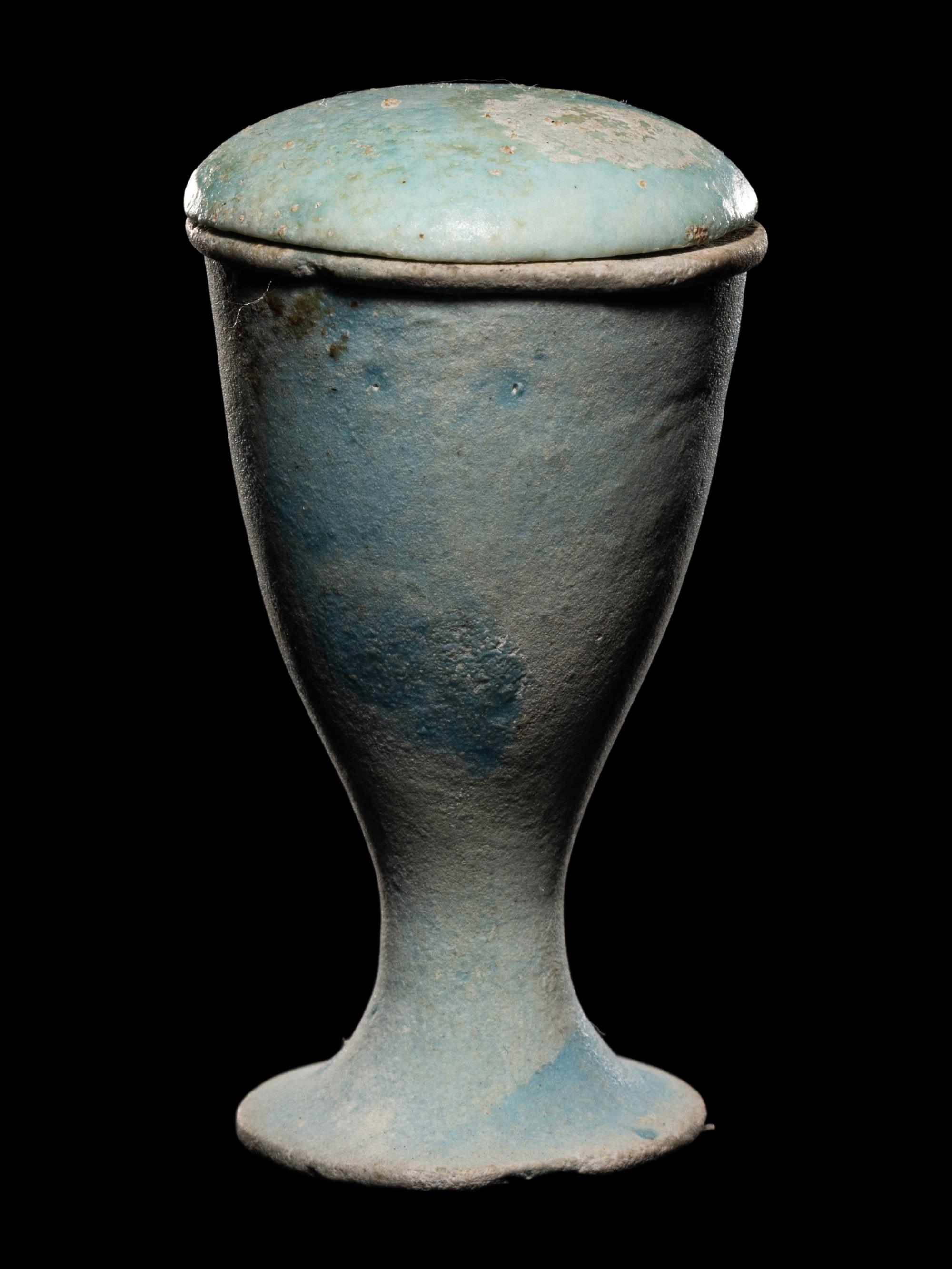 Two Egyptian Faience Cups