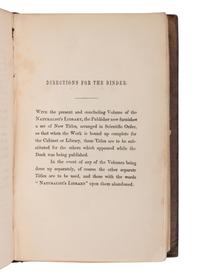 [NATURAL HISTORY]. JARDINE, William (1800-1874). The Naturalist's Library . Edinburgh: W.H. Lizars, et al, 1833-1843.