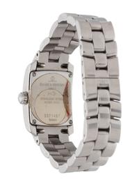 BAUME & MERCIER, REF. 65363 STAINLESS STEEL AND DIAMOND 'HAMPTON' WRISTWATCH