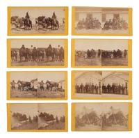 [NATIVE AMERICANS]. GARDNER (1821-1882), Alexander, photographer. An exceptional group of 32 Fort Laramie Treaty stereoviews. Fort Laramie, Wyoming Territory, 1868.