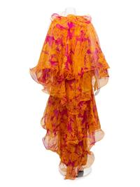 Pierre Cardin Haute Couture Ruffle Gown, 1990-2000s