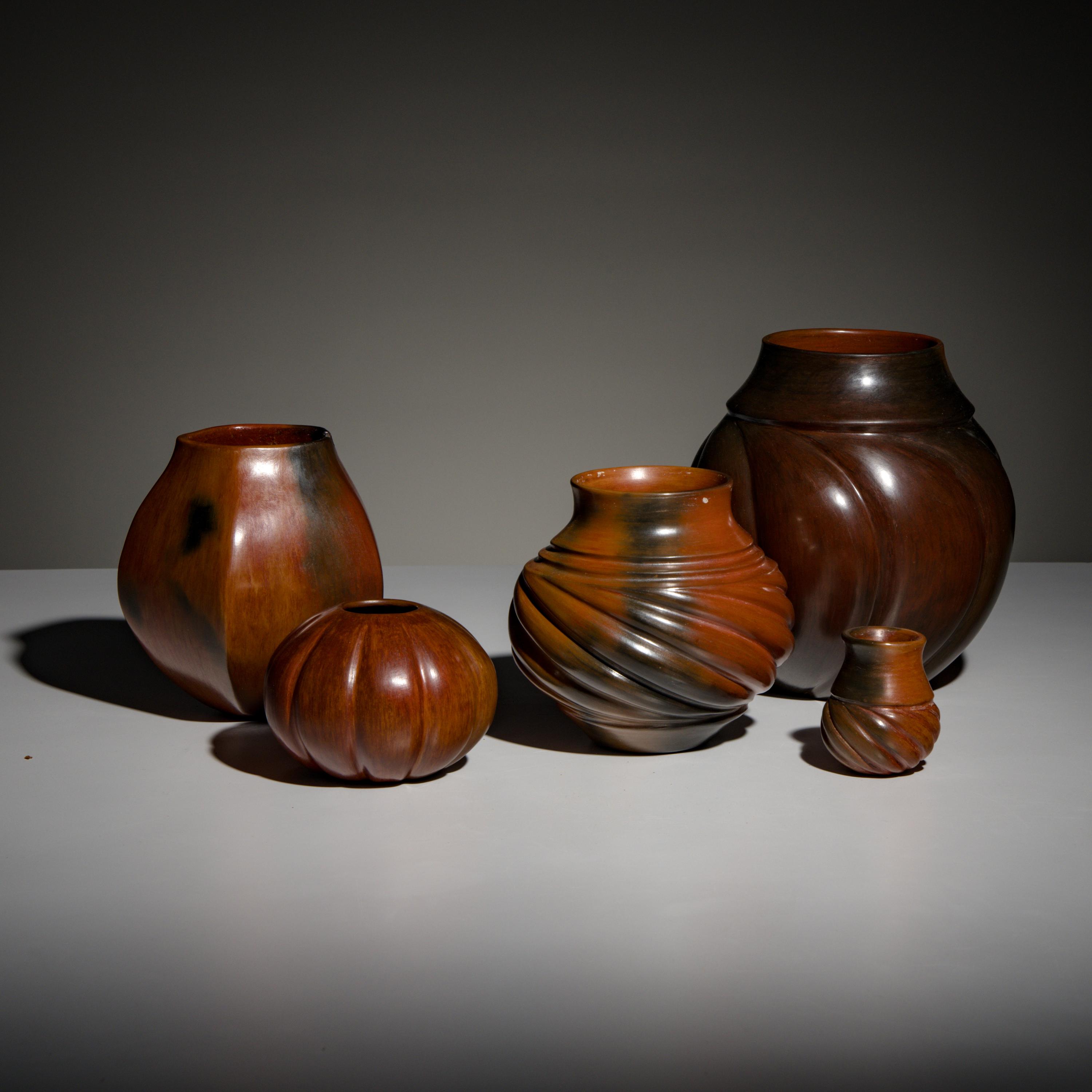 Samuel Manymules (Diné, b. 1963) — Pottery Jars