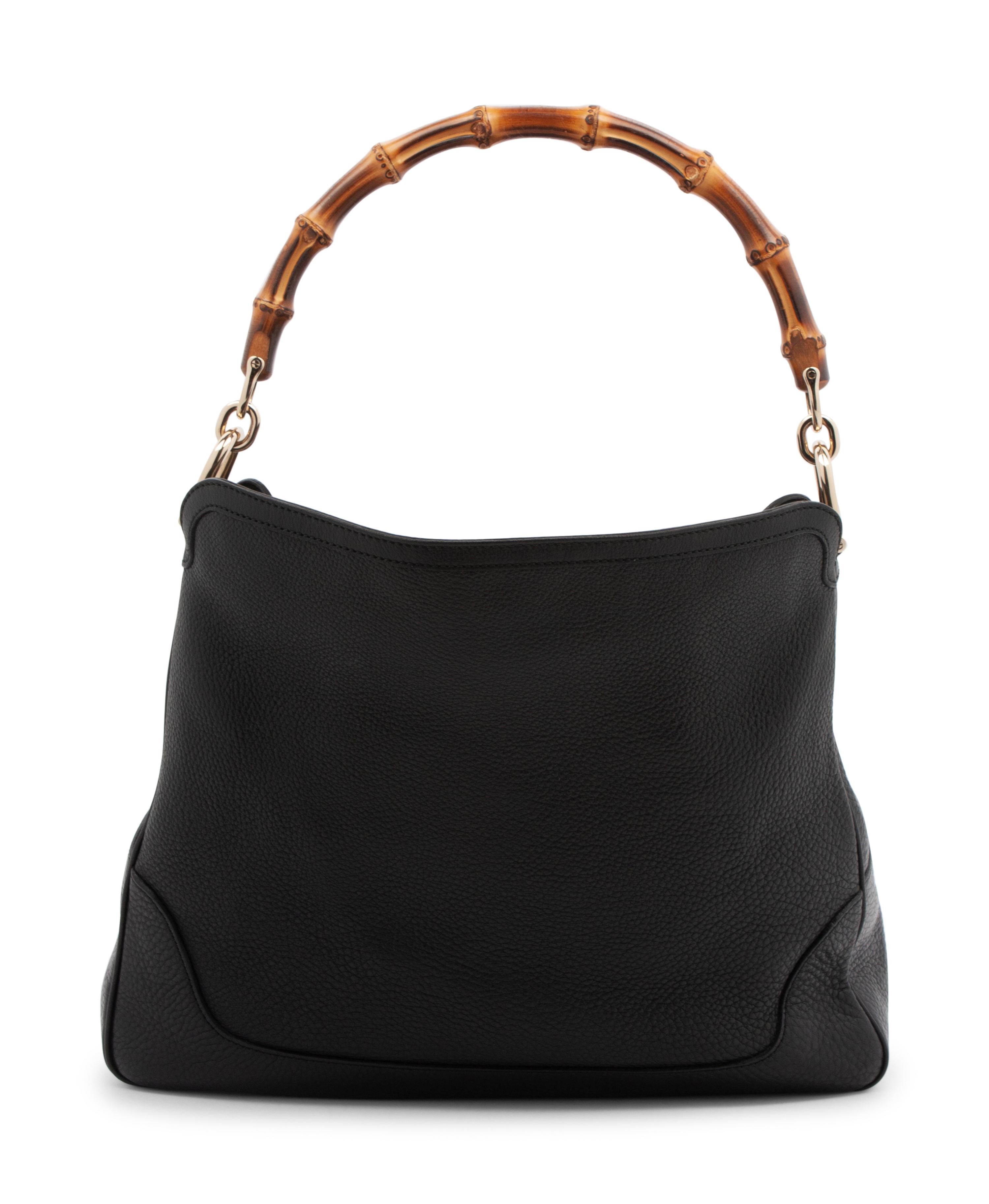 Gucci Black Leather Tote, 2000s