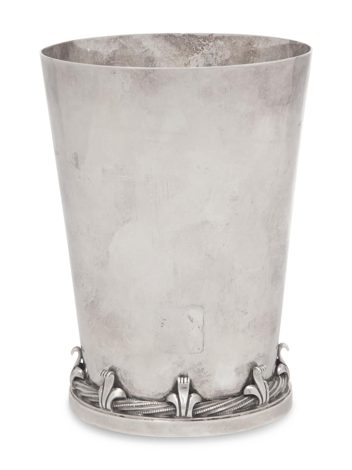A Swedish Silver Vase