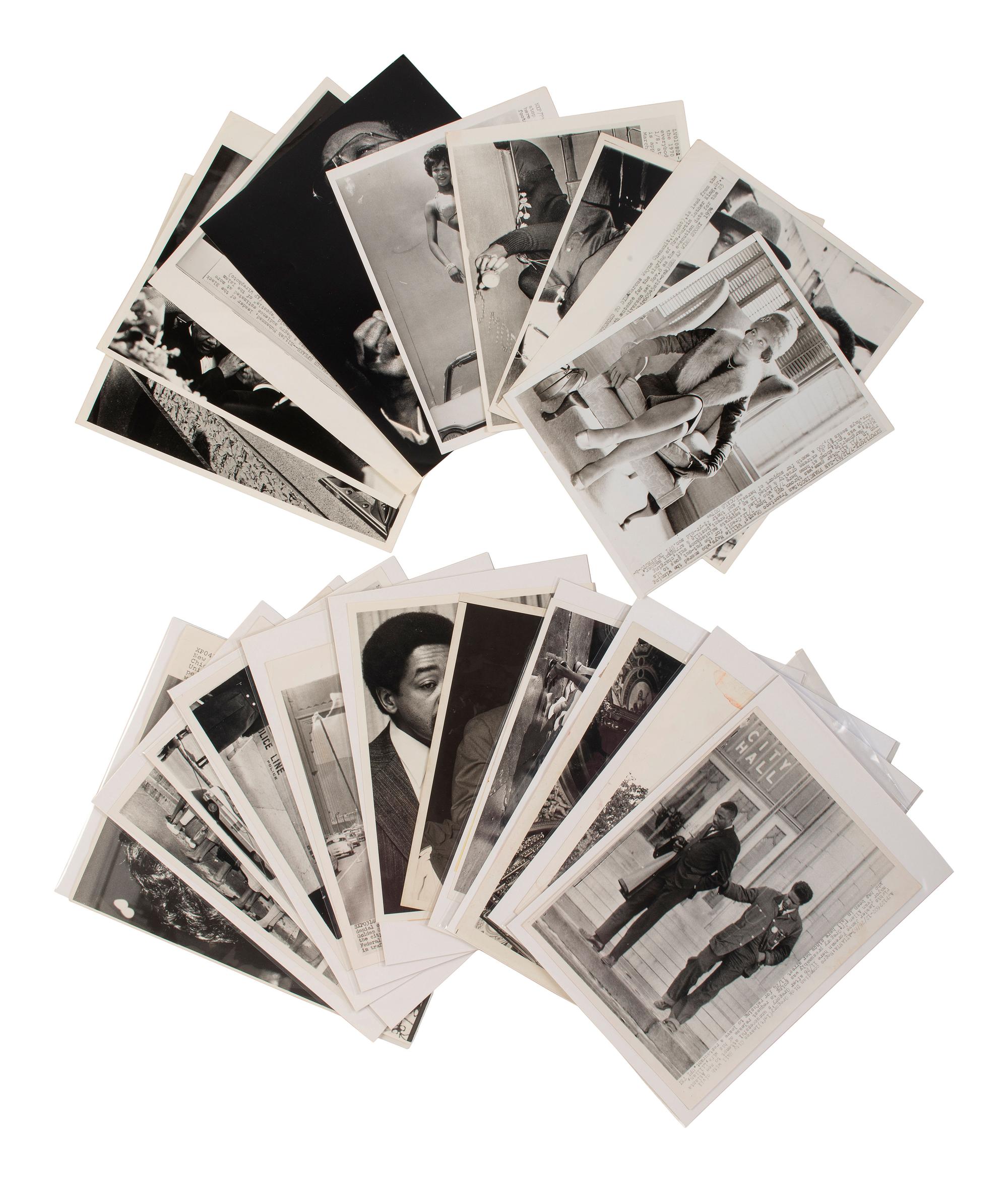 [CIVIL RIGHTS]. 40+ press photographs, most featuring prominent African American subjects of the 20th century.