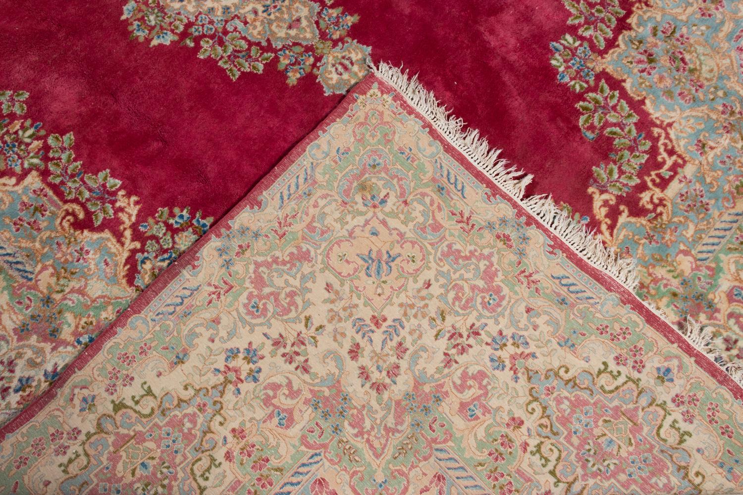 A Kirman Wool Rug