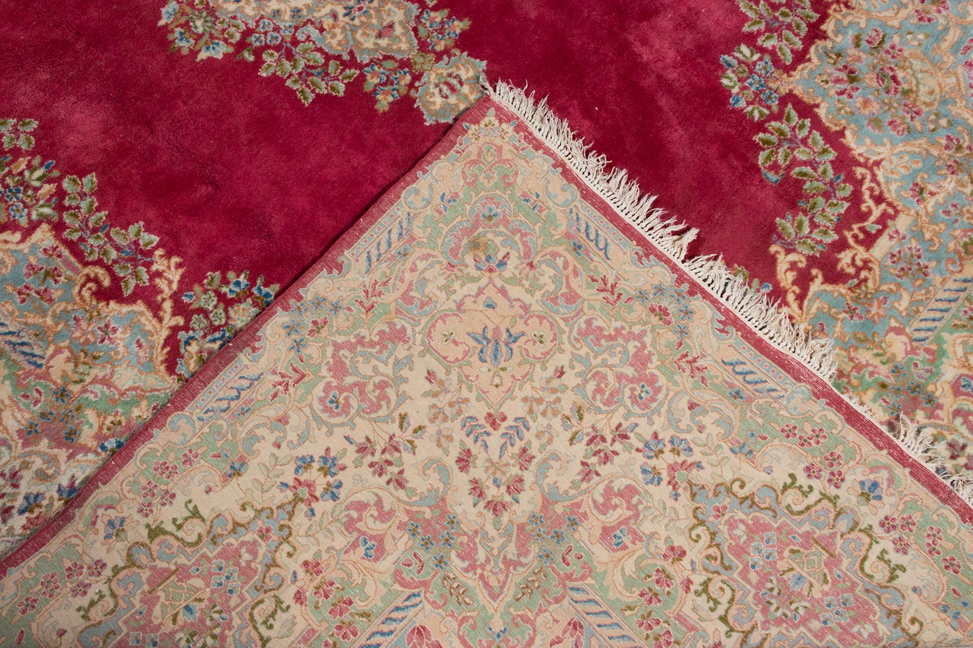 A Kirman Wool Rug