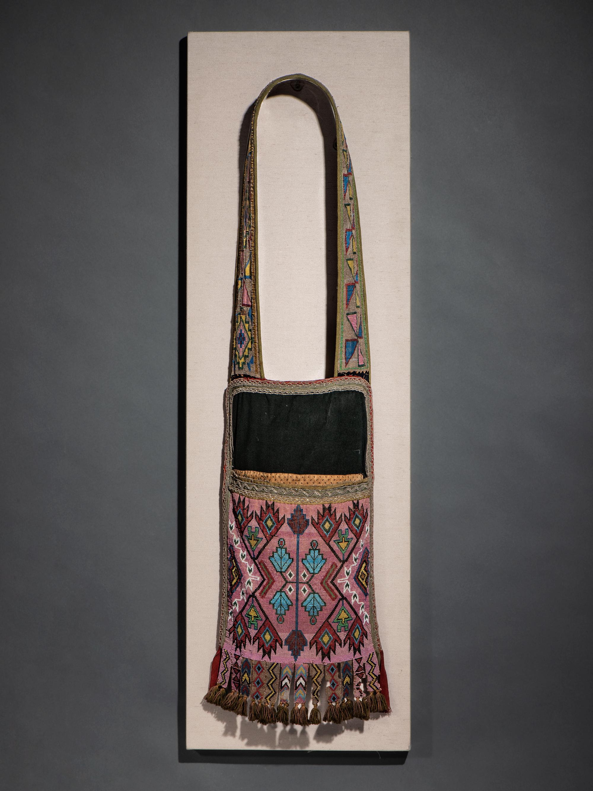 Anishinaabe Loom Beaded Bandolier Bag