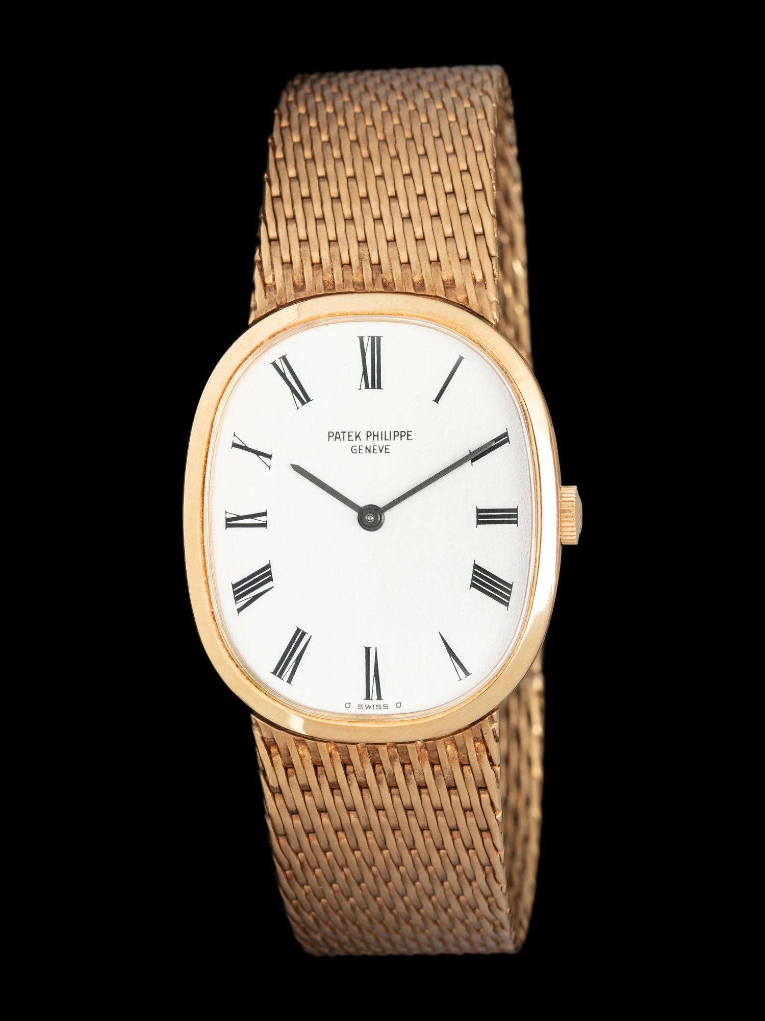 PATEK PHILIPPE, 18K YELLOW GOLD 'ELLIPSE' WATCH