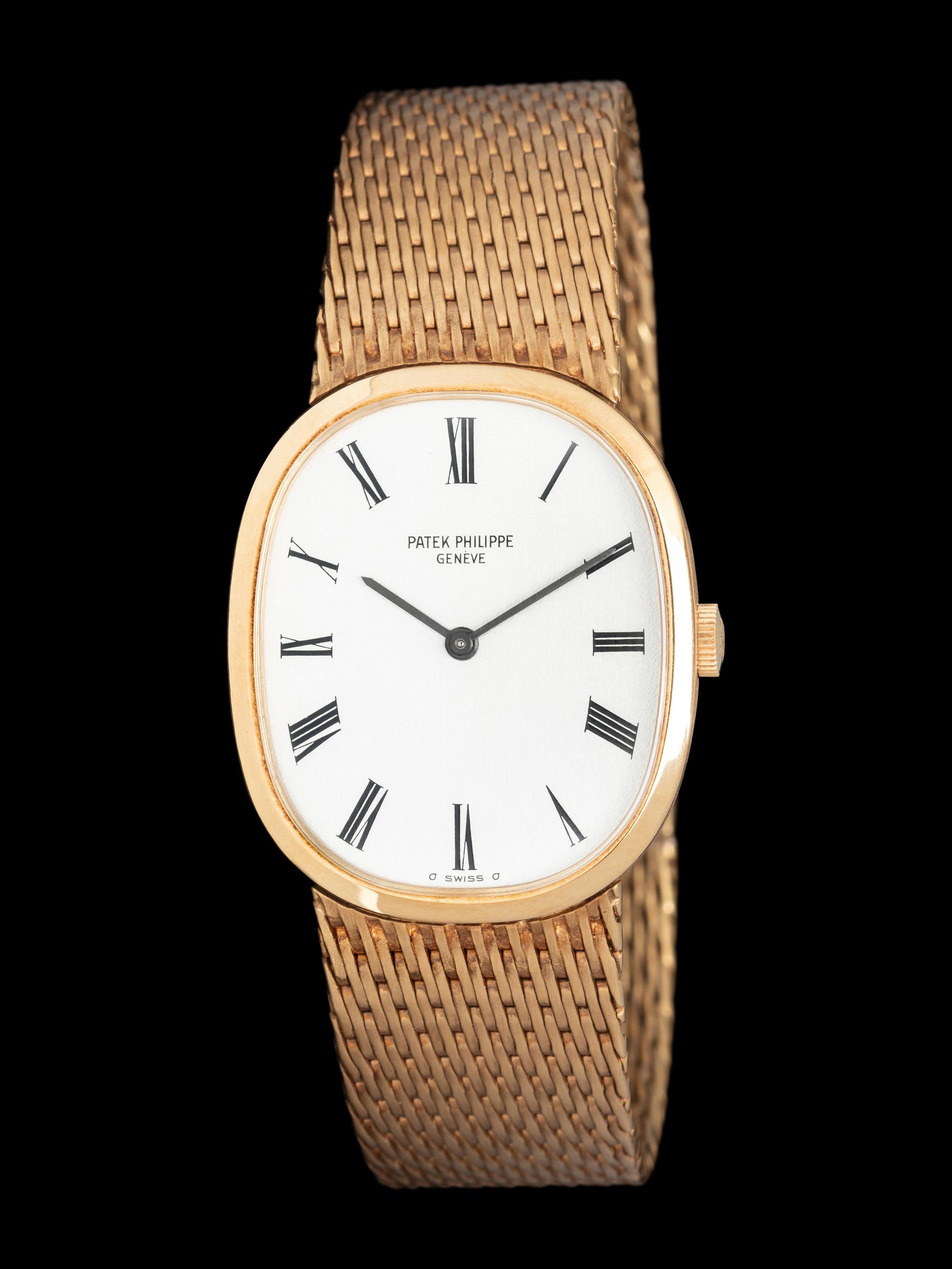 PATEK PHILIPPE, 18K YELLOW GOLD 'ELLIPSE' WATCH