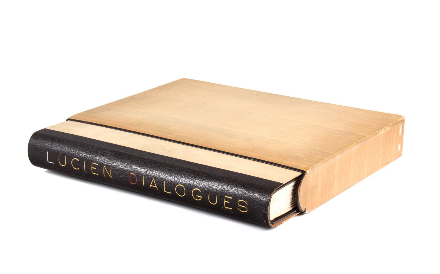 (LAURENS, HENRI) LUCIEN DE SAMOSATE [LUCIAN]. Dialogues. Paris, [1951]. Limited. Bound by Robert Bonfils. Signed.