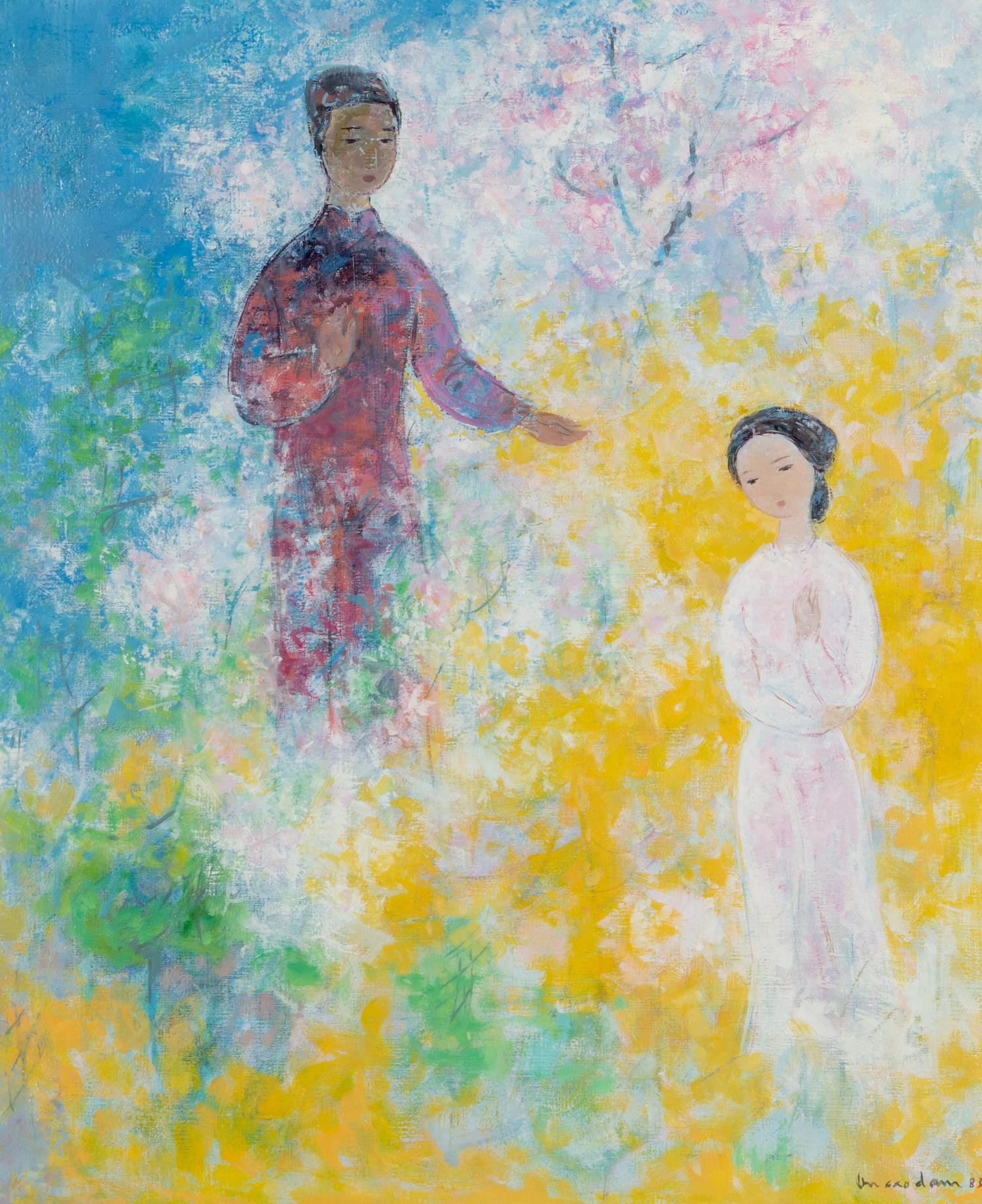 Vu Cao Dam 武高談 (French/Vietnamese, 1908-2000) — Le Printemps , 1983