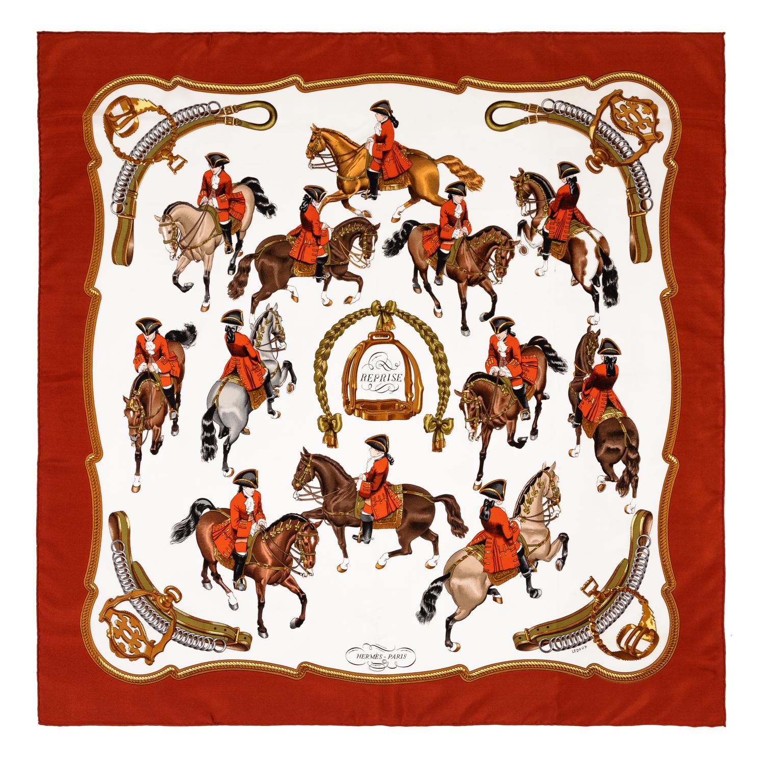 Hermès 90cm Silk Scarf