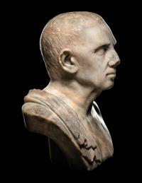 A Roman Marble Portrait Bust of a Man