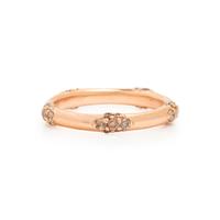 ANNA SHEFFIELD, ROSE GOLD AND DIAMOND 'CELESTINE' RING