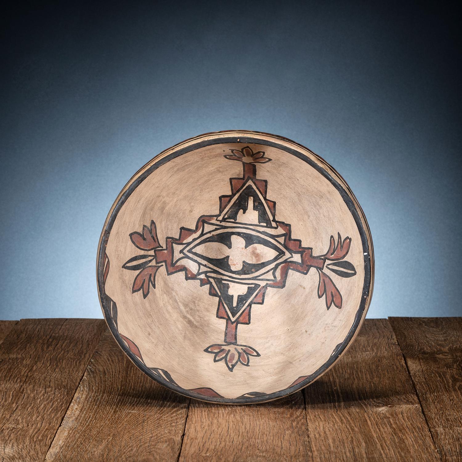 San Ildefonso Polychrome Bowl