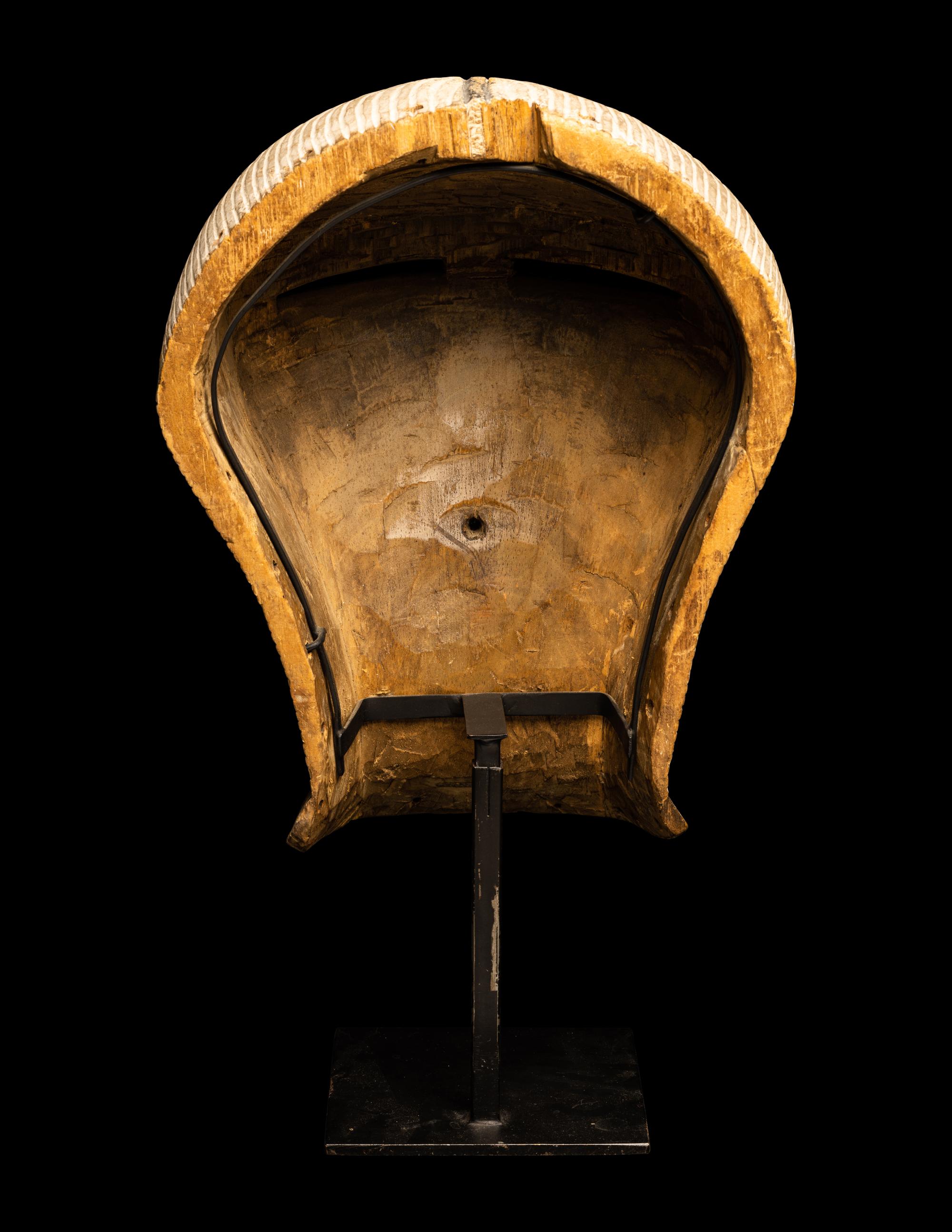 A Songye Wood Female Mask (Kifwebe)