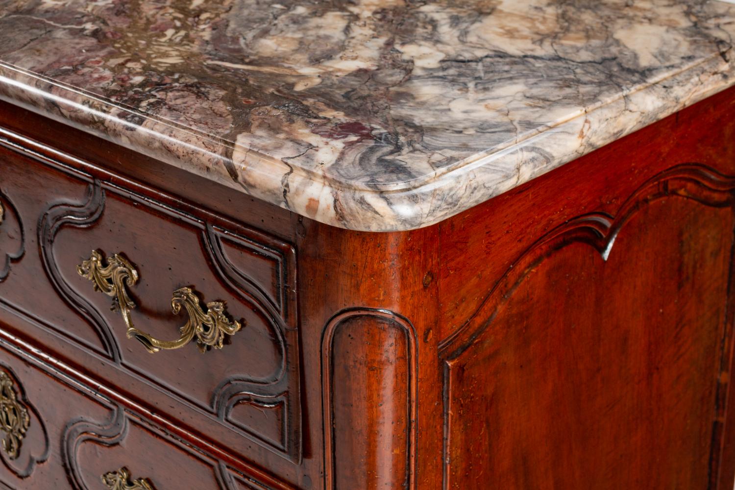 A Louis XV Provincial Walnut Commode — 19TH CENTURY
