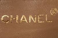 Chanel Tan Lambskin Handbag and Pouch