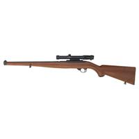 *Ruger 10/22 Rifle with Mannlicher Style Stock and Bushnell Scope