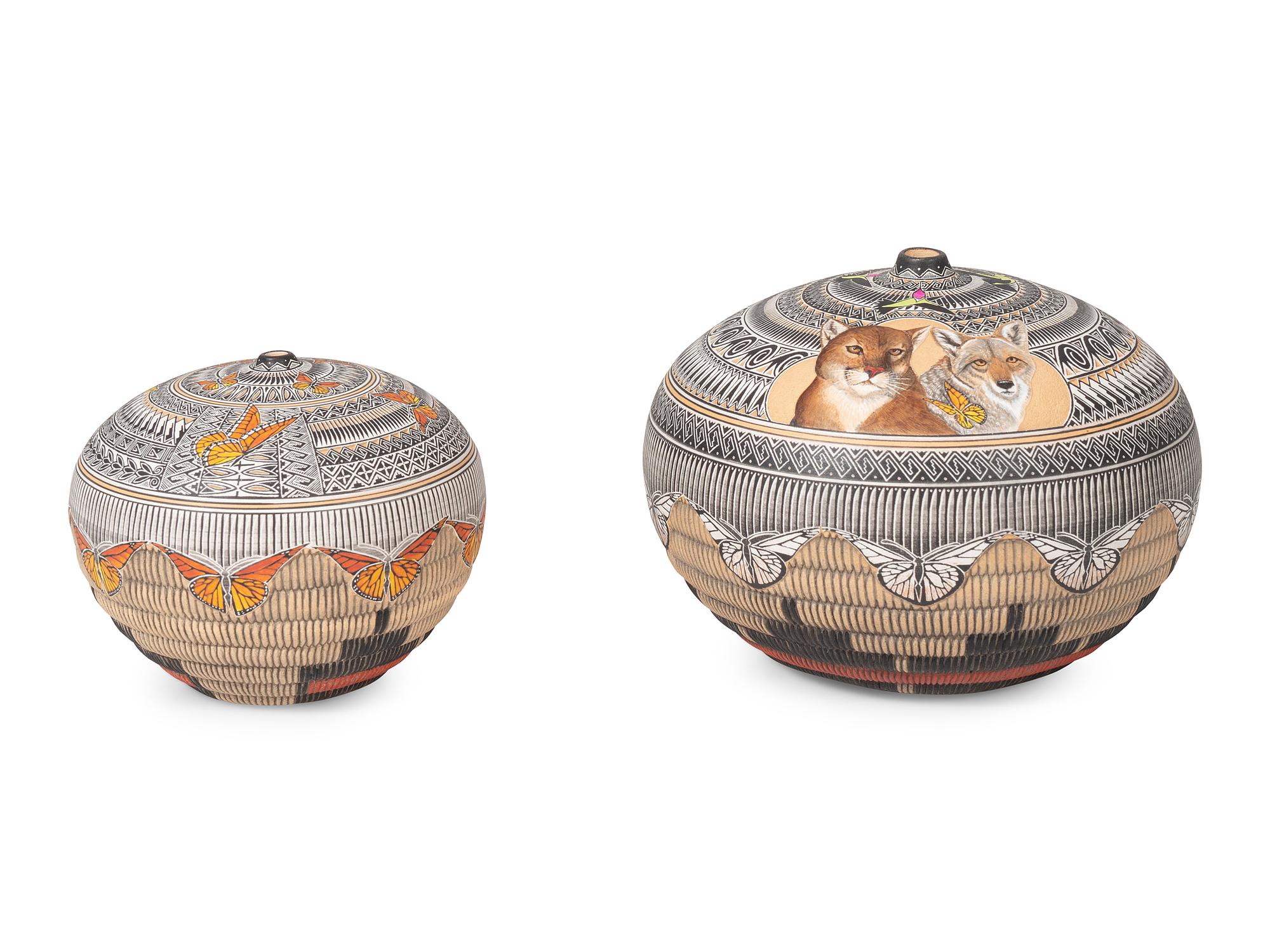 Polychrome Pottery Jars