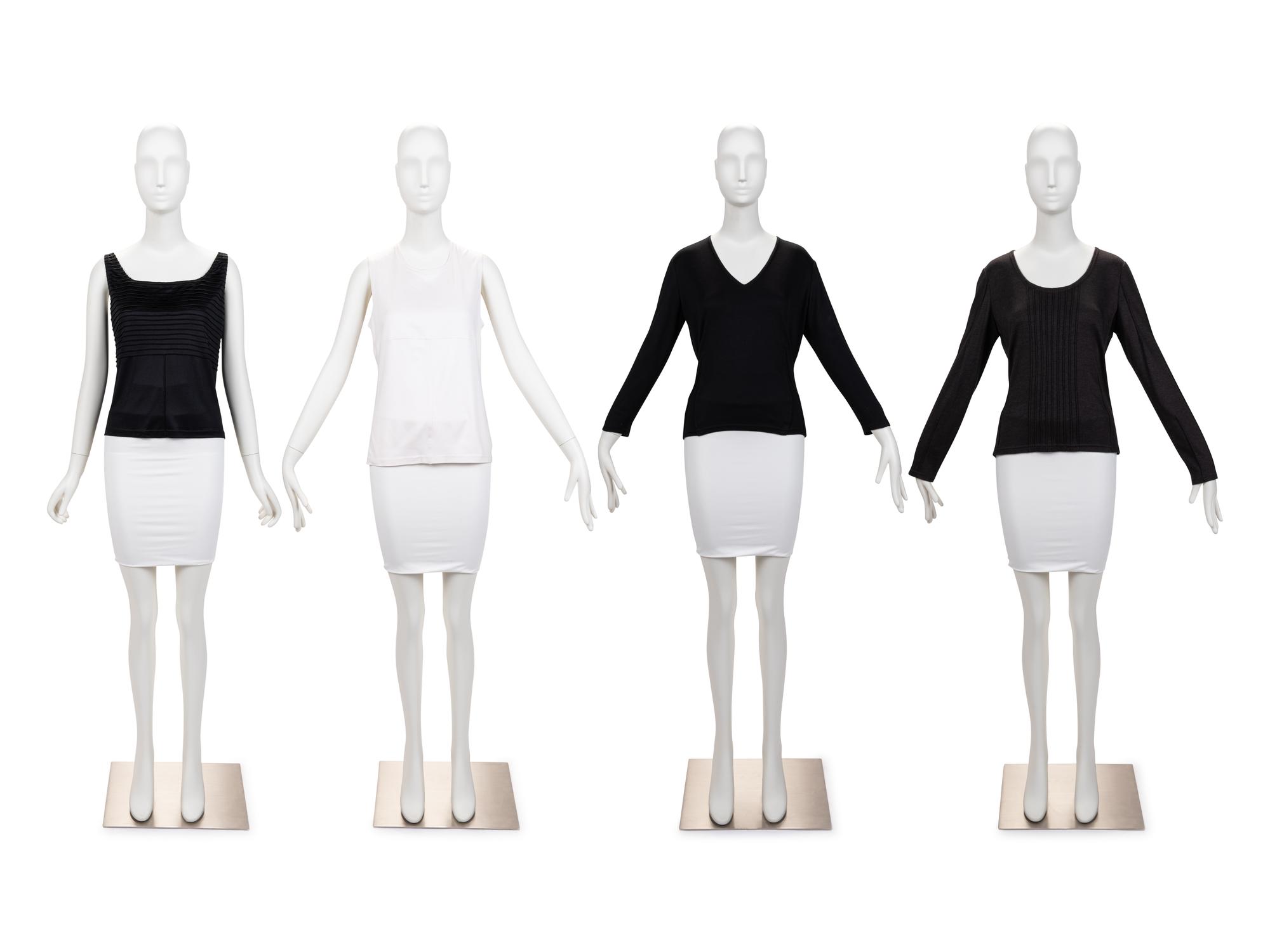 Four Ralph Rucci Knit Tops, 2000-10s