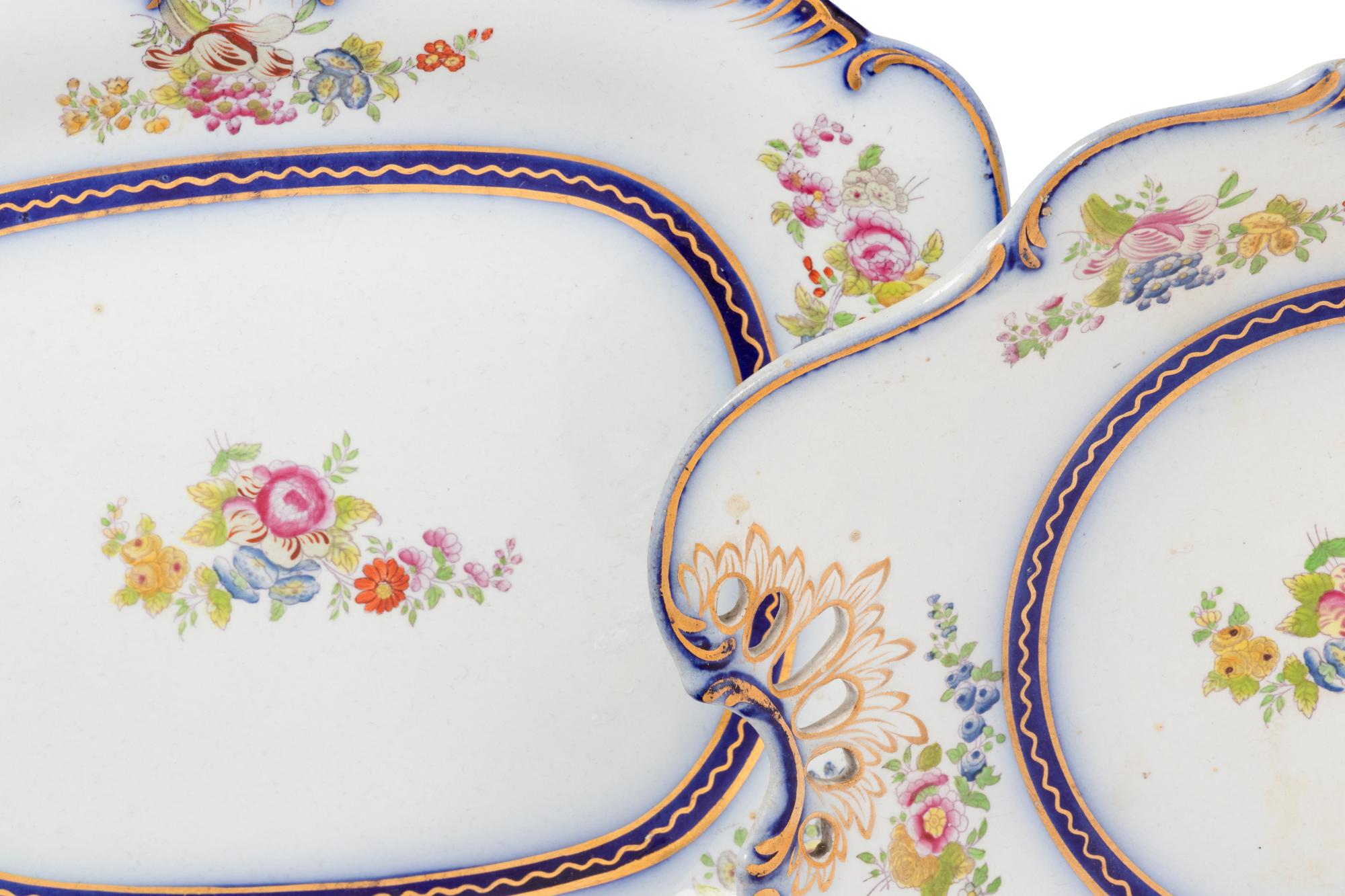A Continental Ceramic Porcelain Dessert Service