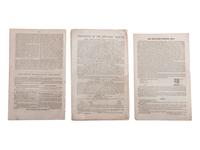 [SLAVERY & ABOLITION]. A broadside and group of pamphlets related to slavery and abolition in Kansas prior to the Civil War, comprising: