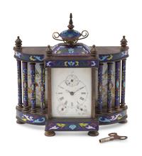A Chinese Cloisonné Clock