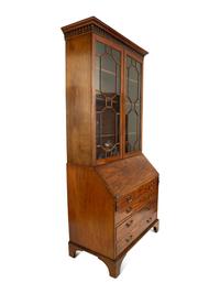 A George III Mahogany Secretary Bookcase