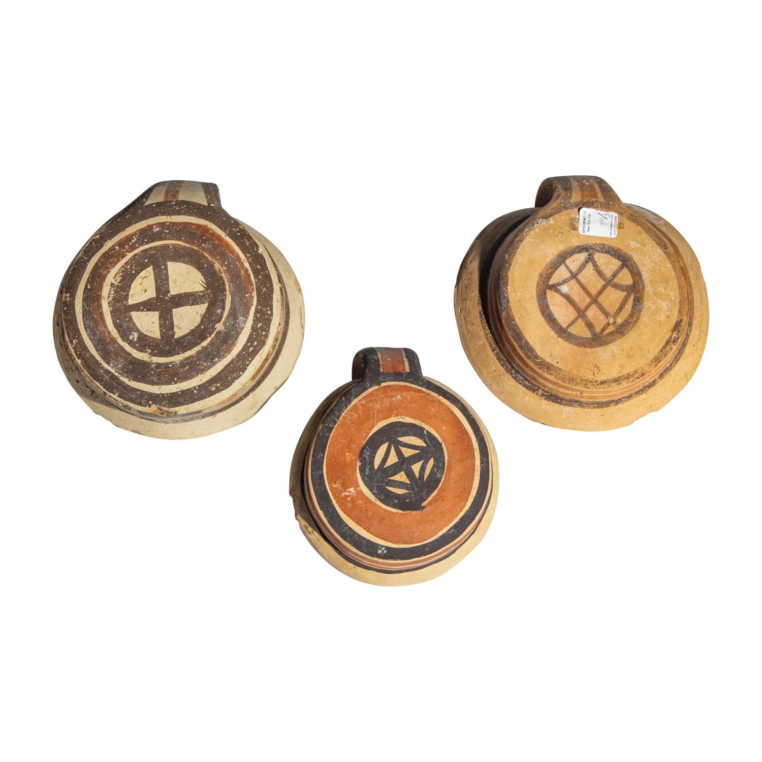 Three Duanian Polychrome Kyathoi