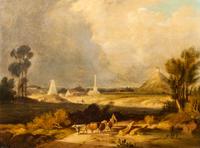 Alexander Fraser Sr., (Scottish, 1786-1865), Landscape with Architecture