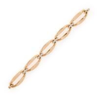 YELLOW GOLD AND DIAMOND BRACELET