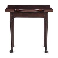 An American Mahogany Flip Top Game Table