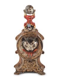 A J. & E. Stevens Cat and Mouse Cast Iron Mechanical Bank