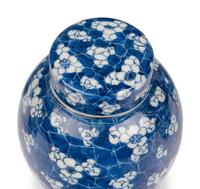 A Collection of Six 'Hawthorne' Pattern Porcelain Jars
