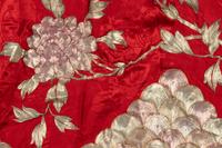 An Embroidered Silk Wedding Set