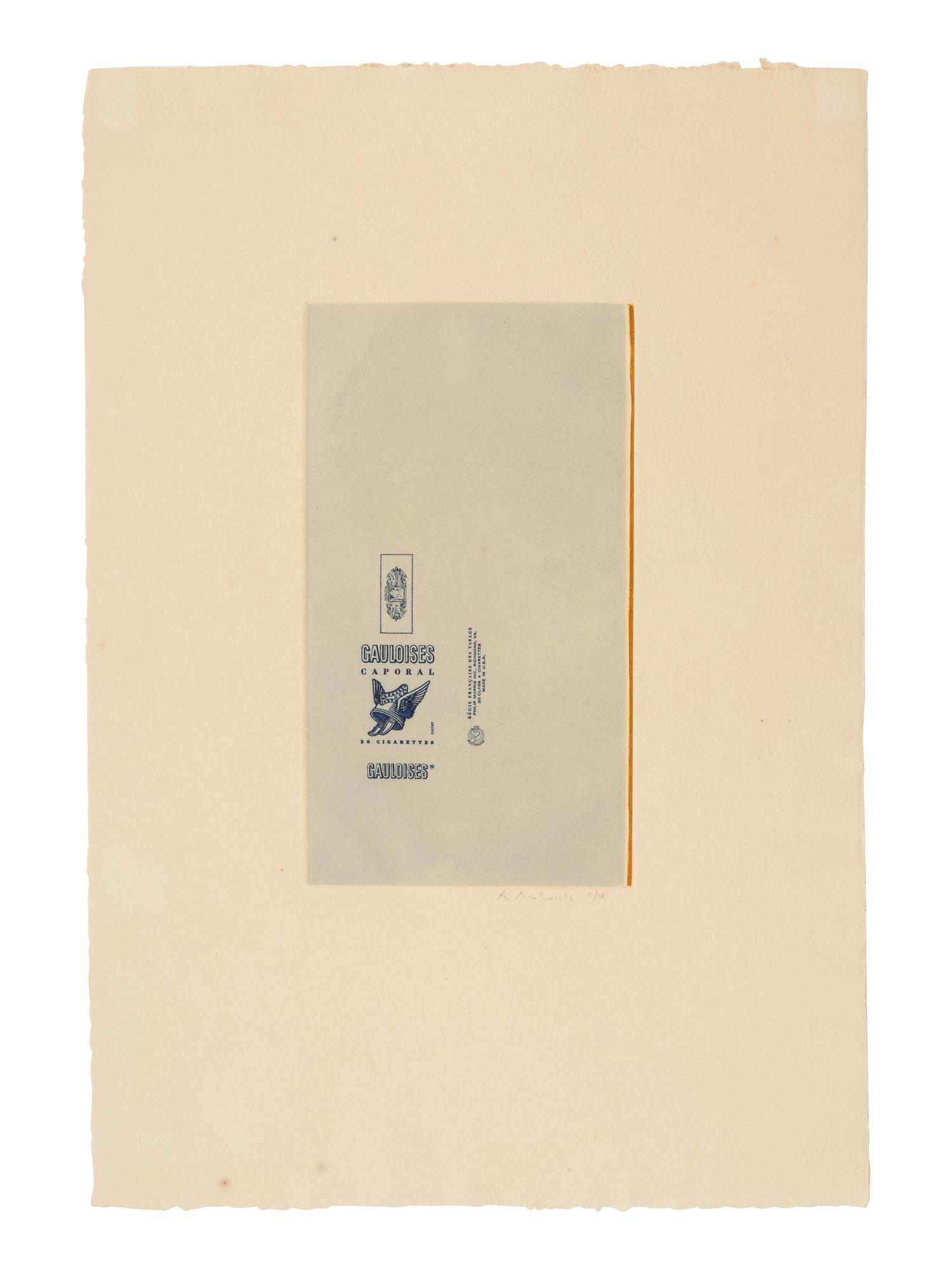 Gauloises Bleues (Raw Umber Edge)