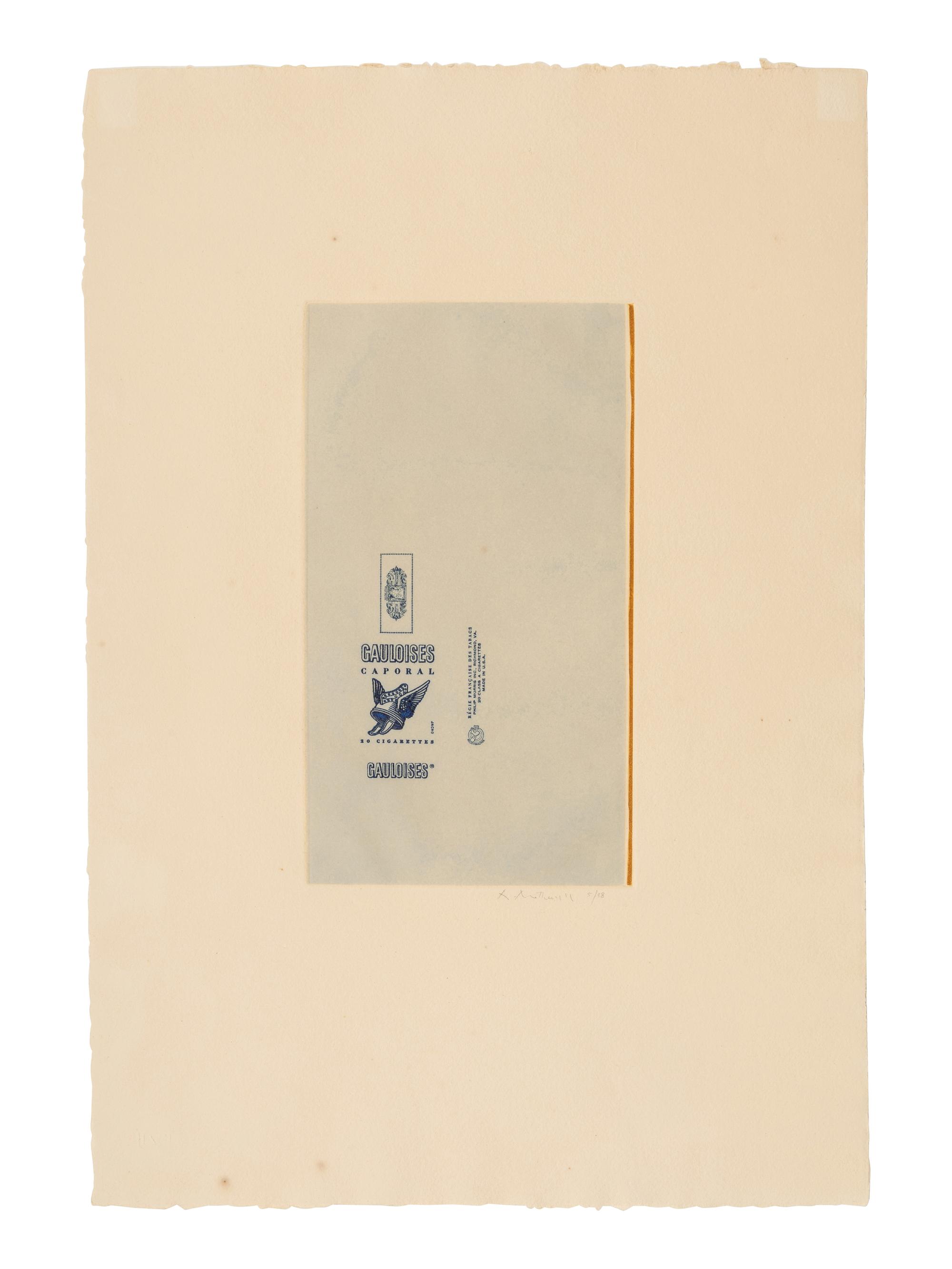 Gauloises Bleues (Raw Umber Edge)