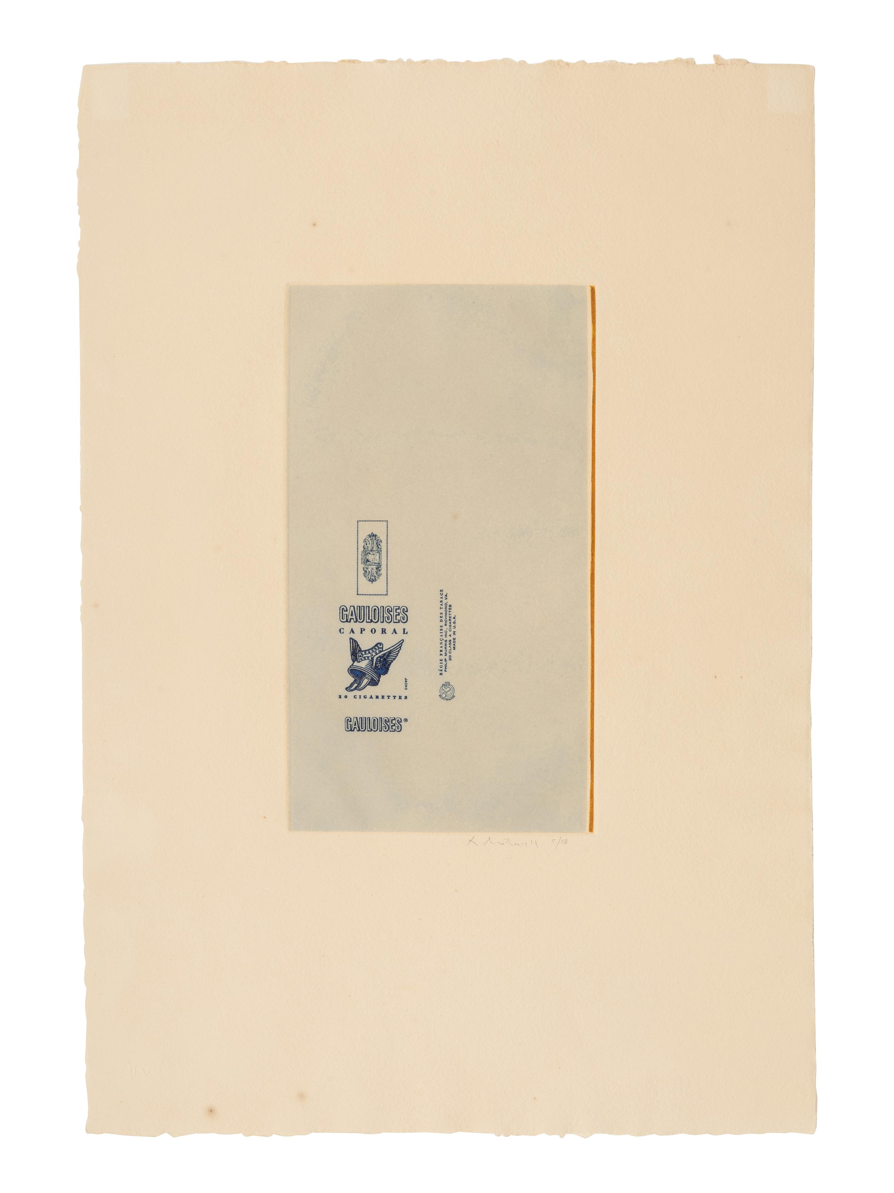 Gauloises Bleues (Raw Umber Edge)