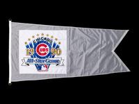 An Authentic 1990 Major League Baseball All-Star Game Wrigley Field Stadium Flag,