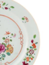 Three Chinese Export Porcelain Plates