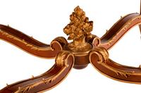 A Louis XV Style Gilt-Bronze-Mounted Kingwood Table de Milieu