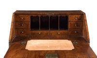 A George II Walnut Slantfront Bureau