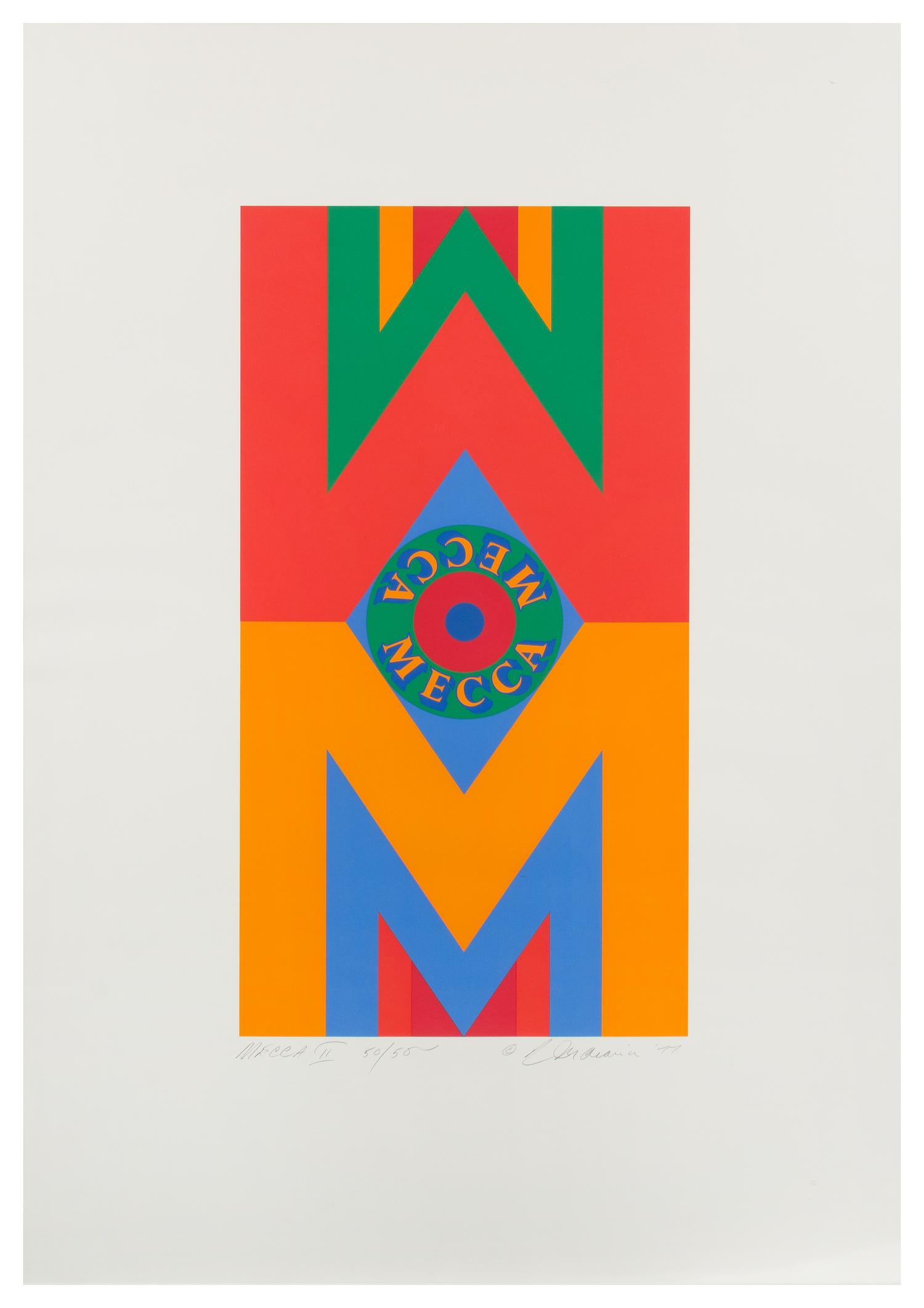 Robert Indiana, (American, b. 1928), Mecca II, 1977