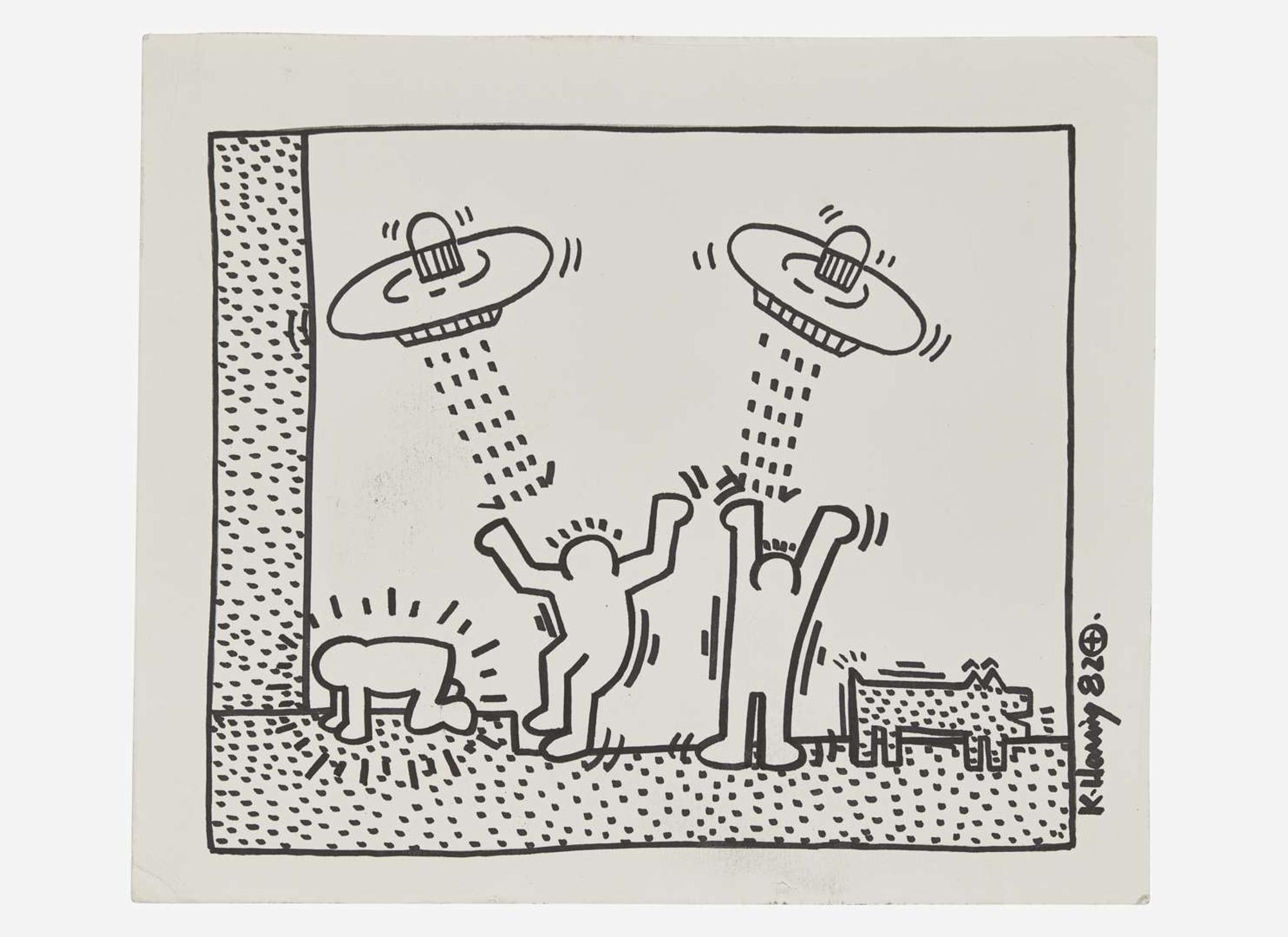 Keith Haring (American, 1958-1990), Untitled