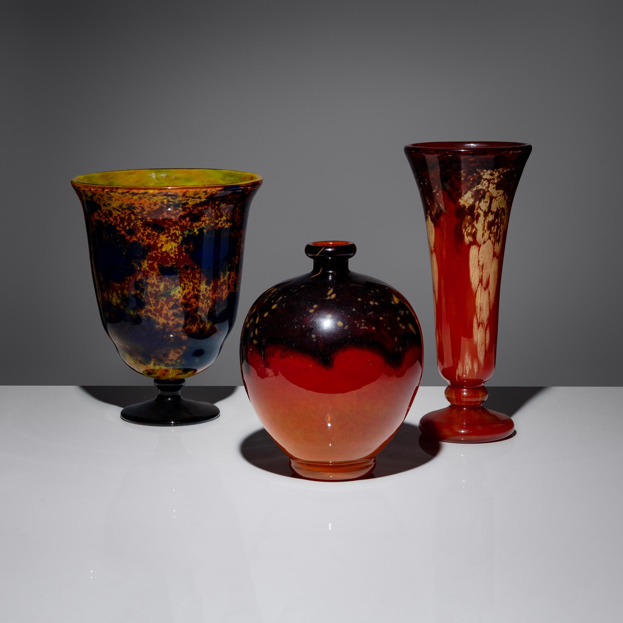 Group of 3 vases