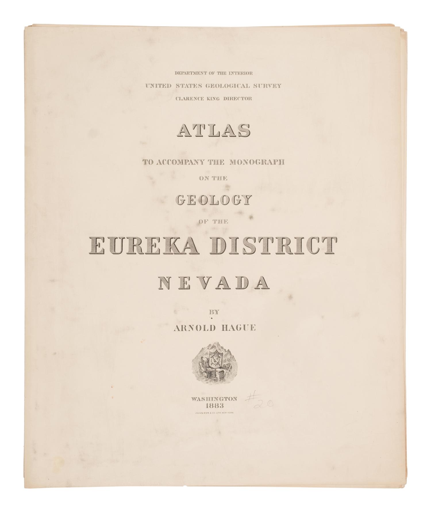 [Americana] Group of 4 Atlases Relating to the United States Geological Survey