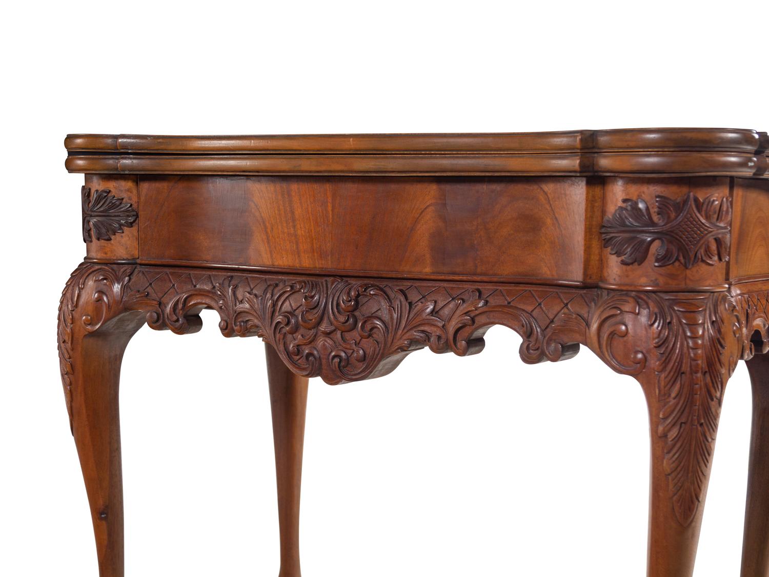 A George II Style Mahogany Flip-Top Table