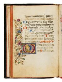 FOLLOWER OF COLA RAPICANO (Naples, active c. 1451-1488) Book of Hours, in Latin, illuminated manuscript on parchment [Italy, Naples? c. 1480-1490]